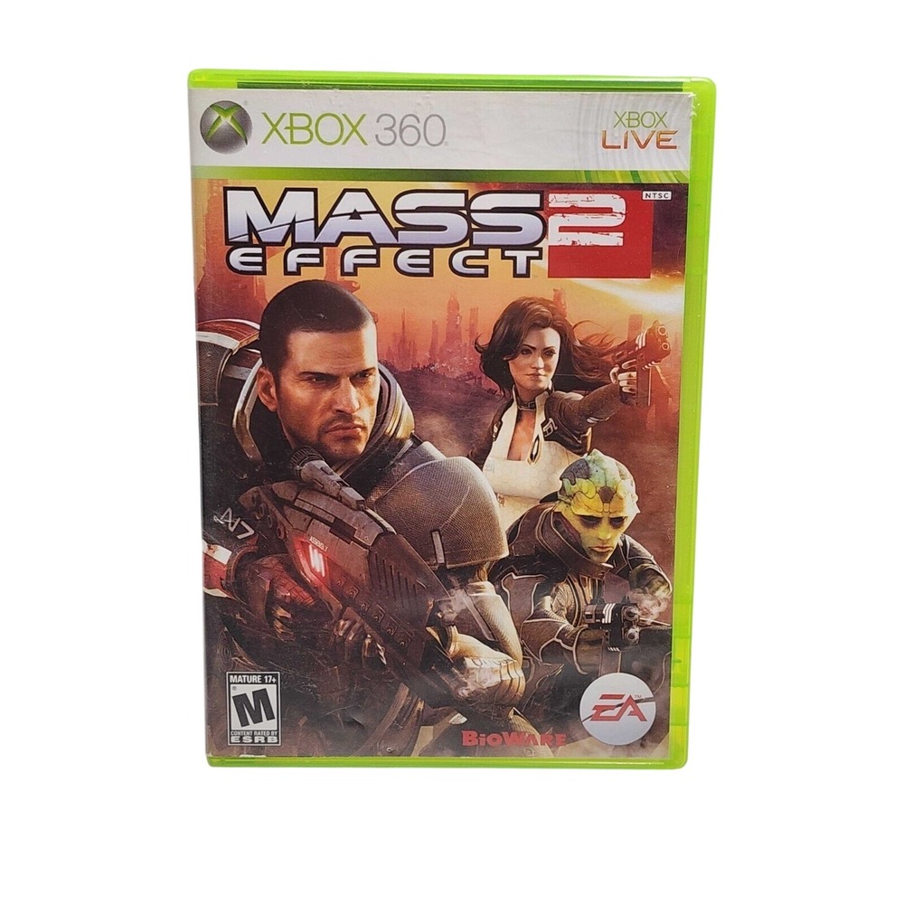 Mass Effect 2 for Microsoft Xbox 360 2 Discs - Complete with Manual CIB - Tested